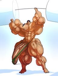 bodybuilder hyper hyper_balls hyper_cock hyper_genitalia hyper_penis hyper_testicles male male_only muscles muscular muscular_arms muscular_male muscular_thighs whatinsomnia