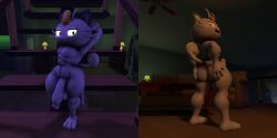 1boy 3d :3 alolan_meowth animal_ears animal_feet animal_nose animal_penis arm_up armpits arms_up artist_name ass back barefoot black_eyes body_fur breasts cat_boy cat_ears cat_tail claws closed_mouth coin completely_nude couch dark erection feet from_behind full_body furry furry_male grabbing_own_ass half-closed_eyes hand_on_own_hip hand_up happy heel_up indoors leg_up legs looking_at_viewer looking_back male male_only meowth mightyk7 navel nintendo nipples nude open_mouth pawpads penis pokémon_(species) pokemon pokemon_(species) purple_fur pussy rug saiyangoku4_(artist) short_hair smile standing stomach table tail tail_raised testicles thick_thighs thighs two-tone_fur uncensored watermark whiskers white_fur wooden_floor yellow_fur