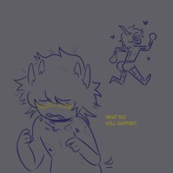 2boys after_sex alien alien_humanoid blowjob clown clown_boy clown_makeup comic dialogue fuzzy_hair gay homestuck homestuck_troll horn horns humanoid humanoid_alien hypnosis juggalo korochubby kurloz_makara large_hair male male_focus male_only messy_hair messy_hair_male mind_control mituna_captor nude nude_male nudity oral partially_clothed partially_clothed_male sex short_hair short_hair_male troll twink yaoi