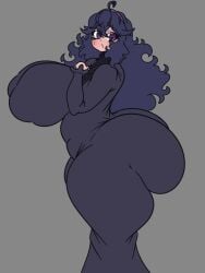 2d alternate_ass_size alternate_body_type alternate_breast_size ass ass_bigger_than_head background breasts breasts_bigger_than_head dress female gray_background grey_background hair hex_maniac huge_ass huge_breasts hyper hyper_ass hyper_breasts inakotho long_dress npc_trainer open_mouth pokemon purple_eyes purple_hair simple_background solo tagme thick thick_ass thick_hips thick_legs thick_thighs venus_body voluptuous voluptuous_female wide_ass wide_hips wide_thighs