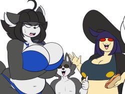 big_breasts bikini breasts chubby cleavage dara_(dewwydartz) desire_(dewwydartz) dewwy(dewwydartz) dewwydarts dewwydartz female furry hisuian_typhlosion huge_breasts pokemon pokemon_(species) tagme thick_thighs typhlosion wide_hips