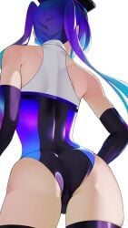 ass fully_clothed kuroienpitsu looking_away melody_(projektmelody) projektmelody purple_hair small_ass virtual_youtuber vshojo vtuber