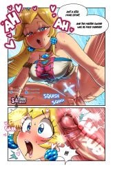 !!! <3 <3_eyes blonde_hair blue_eyes comic crossover cum_in_pussy dconthedancefloor glowing_tattoo heart_eyes link mario_(series) nintendo penis_in_pussy princess_peach pubic_tattoo sasatseng sound_effects straight super_mario_bros. tattoo tears_of_the_kingdom the_legend_of_zelda vaginal vaginal_penetration vaginal_sex x-ray