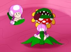 blush breasts cum female foot_fetish footjob fungi_fauna male mario_(series) monster nintendo penis petey_piranha pink_nipples piranha_plant super_mario_bros. super_mario_sunshine timoteihiv toadette