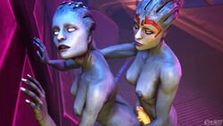 2girls 3d 3d_(artwork) alien alien_girl areolae artist_name asari big_breasts blue-skinned_female blue_body blue_skin breasts dildo em805 female female_only from_behind from_behind_position incest lesbian lesbian_sex mass_effect mass_effect_2 morinth mother_and_daughter nipples nude nude_female penetration samara sex sex_toy source_filmmaker square_crossover standing_sex strap-on yuri