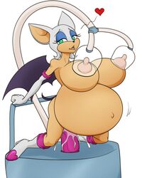 1girls anthro areola bat big_breasts breasts cum dildo erect_nipples female_ejaculation furry heart milf milking_machine navel nipples nude pregnant pussy_juice ready_to_pop riddleaellinea rouge_the_bat sega sex_toy sonic_(series) sonic_the_hedgehog_(series)