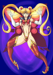 bishoujo_senshi_sailor_moon corruption fairy fairy_wings medium_breasts midriff navel story_at_source tagme transformation sailor_moon usagi_tsukino