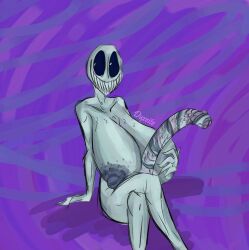 1futa big_breasts big_cock creepy cryptid cryptid_laboratory drabek_(cryptidlaboratory) duxeite futanari giant_areolae giant_breasts half-erect horror huge_areolae huge_breasts huge_cock monster monsterfucker naked rule_63 solo solo_focus solo_futa teratophilia xenoproductions