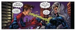 black_cat_(marvel) felicia_hardy get_wrecked lol marvel marvel_comics not_porn peter_parker puking rejection revenge shitpost spider-man spider-man_(series) ultimate_marvel_(2000) ultimate_spider-man_(2000)