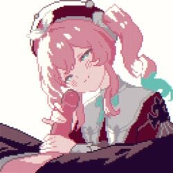 hyacine (honkai: star rail) from honkai (series) by leleka
