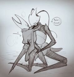 2girls arms_around_neck blush blush_lines bug bug_girl dialogue fingering fingering_pussy heart hollow_knight hollow_knight:_silksong hollow_knight_(franchise) hornet_(hollow_knight) lesbian_sex partially_clothed pussy pussy_juice shaking shakra_(hollow_knight) shakra_(hollow_knight:_silksong) spider spider_girl squirt squirting team_cherry yuri