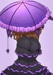 1girls 2d 2d_(artwork) absurd_res ass ass_focus ass_in_dress back_view beautiful beautiful_females beautiful_women bend big_ass big_booty big_butt big_hips big_thighs black_clothing black_dress booty breasts brown_hair bubble_ass bubble_butt butt_focus buttock buttocks closed_mouth clothed clothing cloud coat collared_dress colossal_ass curvaceous curvaceous_body curvaceous_female curvaceous_figure curves curvy curvy_body curvy_female curvy_figure curvy_hips curvy_lady curvy_woman dress dulcinea_(limbus_company) dulcinea_(project_moon) dummy_thicc dummythicc elegant elegant_dress elegant_female enormous_ass enormous_butt enormous_thighs exposed_ass exposed_butt exposed_thighs faceless_female fancy fancy_clothing fancy_dress fat_ass fat_thighs female female_focus female_only feminine feminine_body feminine_pose from_behind giant_butt giant_buttocks giant_hips giant_thighs gigantic_ass gigantic_breasts gigantic_butt gigantic_thighs heavenly_ass heavenly_body heavenly_butt heavenly_thighs hi_res high_quality high_resolution highres holding_object huge_ass huge_booty k_dhen light-skinned_female light_skin limbus_company long_dress long_hair massive_ass massive_booty pantylines phat_ass presenting presenting_ass project_moon qos rodion_(limbus_company) shrug_(clothing) simple_background skirt solo solo_female standing tagme thick_ass thick_thighs thighs umbrella vampire violet_background