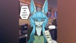 2026 2d 2d_artwork can comic dubbed_version eeveelution game_freak generation_4_pokemon glaceon lonogear looking_at_viewer monster newishmoon nintendo pokemon pokemon_(species) rinnytanart sound tagme text_bubble video voice_acted