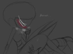 2girls blush blush_lines blushing_female bug bug_girl cunnilingus dialogue eating_pussy grabbing_legs hollow_knight hollow_knight:_silksong hollow_knight_(franchise) hornet_(hollow_knight) lace_(hollow_knight) lace_(hollow_knight:_silksong) lesbian_sex spider spider_girl sweat sweating team_cherry yuri