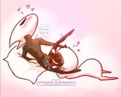 2girls black_body blush blushing_female bug bug_girl cunnilingus eating_pussy heart hollow_knight hollow_knight:_silksong hollow_knight_(franchise) hornet_(hollow_knight) lace_(hollow_knight) lace_(hollow_knight:_silksong) lesbian_sex pillow pussy shaking spider spider_girl squirt squirting squirting_in_mouth team_cherry yuri