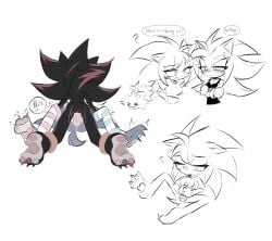 2girls 3rd_party_edit blush bodily_fluids double_dildo edit eulipotyphlan eyebrow_piercing genderswap_(mtf) hitachi_magic_wand leg_warmers lesbian_sex pawpads question_mark rule_63 sega sex_toy shade_the_hedgehog shadow_the_hedgehog shared_object_insertion sharing_dildo sonic_(series) sonic_the_hedgehog sonic_the_hedgehog_(series) sonique_the_hedgehog sweat tail tail_blush tremble_spikes vaginal_insertion vaginal_penetration vibrator xhnzzy yuri