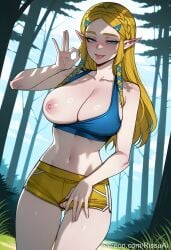 1female 1girls 2026 :p absurdres aesthetic ai_generated alternate_costume anime anime_style artist_name ass_visible_through_thighs bare_shoulders beautiful beautiful_female beautiful_girl big_ass big_breasts blonde_hair blue_eyes blue_shirt blue_sports_bra blue_tank_top blurred_background blush blush_lines blushing_female braid breasts bubble_ass bubble_butt cleavage clothing_aside collarbone cowboy_shot crop_top crown_braid curvy curvy_body curvy_female curvy_figure curvy_hips curvy_thighs cute cute_face day digital_art digital_painting dolphin_shorts dutch_angle excited excited_expression excited_female excited_for_sex fellatio_gesture female forest grass hair_ornament hairclip high_quality highres horny horny_expression horny_face horny_female huge_breasts large_ass large_breasts line_art long_hair looking_at_viewer micro_shorts midriff nature naughty_face navel nintendo nintendo_switch nipples no_panties one_breast_out outdoors parted_bangs patreon patreon_link patreon_username pointy_ears princess_zelda pussy rissuai sexy sexy_body sexy_female sexy_pose short_shorts shorts sidelocks smile soft_shading solo solo_focus sports_bra standing stomach sweat tank_top the_legend_of_zelda the_legend_of_zelda:_breath_of_the_wild the_legend_of_zelda:_tears_of_the_kingdom thick thigh_gap thighs tongue tongue_out tree uncensored web_address yellow_shorts zelda_(breath_of_the_wild) zelda_(tears_of_the_kingdom)