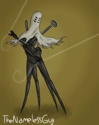 breasts bug bug_girl female hollow_knight hollow_knight:_silksong hollow_knight_(franchise) pussy small_breasts solo solo_female spider spider_girl team_cherry the_nameless_guy thread weaver_(hollow_knight) widow_(hollow_knight)