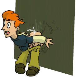 anal ass cum erection gay ginger glory_hole kappa_mikey light_skin male male_only mikey_simon penis robotdancefloor transparent_background yaoi