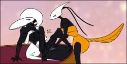 3girls bed bug bug_girl fingering fingering_pussy fur furry hollow_knight hollow_knight:_silksong hollow_knight_(franchise) hornet_(hollow_knight) lace_(hollow_knight) lace_(hollow_knight:_silksong) lesbian_sex pussy sex_on_bed shakra_(hollow_knight) shakra_(hollow_knight:_silksong) spider spider_girl team_cherry threesome yuri