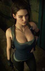 3d 3d_render capcom jill_valentine resident_evil tagme