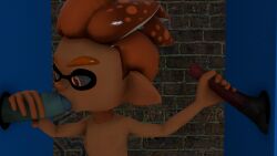 danger(oc) gay gay_blowjob glory_hole inkling inkling_boy male monster_cock sfm splatoon splatoon_3