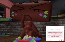 cosmo_(dandy's_world) cuntboy/male dandy's_world dandy_(dandy's_world) plushie roblox roblox_game rubbing_pussy srnubo transgender
