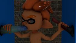 danger(oc) gay gay_blowjob glory_hole inkling inkling_boy male monster_cock sfm splatoon splatoon_3