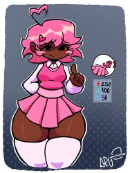 human pink impostor (fnf mod) from friday night funkin by eli drawings0