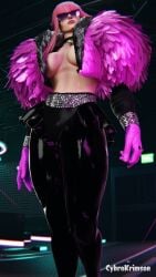 3d alternate_costume busty capcom female female_focus female_only hourglass_figure manon_legrand pink_hair street_fighter street_fighter_6 tagme wide_hips