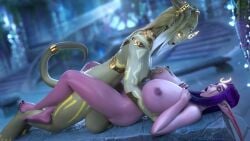 1futa 1girls 3d ahe_gao big_breasts blizzard_entertainment blonde_hair draenei female futanari groping groping_breasts huge_breasts interspecies light-skinned_female light_skin lightforged_draenei night_elf nude purple_hair purple_skin sex shalendris vaginal_penetration vaginal_penetration vaginal_sex voluptuous voluptuous_female warcraft white_skin wide_hips world_of_warcraft zentaeron