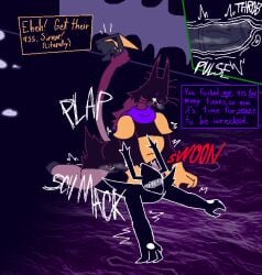 ambiguous_gender anal anal_sex angry angry_sex anthro antlers armor big_dom_small_sub blush bovid breastplate caprine clothing cryptid dark_fountain deltarune dialogue domestic_cat dominant duo felid feline felineflustered felis flared_penis frustrated futa/ambiguous futanari gameplay_mechanics genitals gloves goat handwear hate_sex hooves horn internal internal_anal intersex intersex/ambiguous living_tail mammal musk musk_clouds musky_penis obscured_face onomatopoeia penetration penis pinned pinned_to_ground roaring_knight scarf seven_(felineflustered) sex shadow_creature shoulder_armor sixex_(felineflustered) size_difference snow sound_effects tail tail_head tail_mouth text the_knight_(deltarune) the_roaring_knight trans_(lore) trans_woman_(lore) undertale_(series) unusual_anatomy unusual_tail