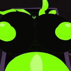 burningblaze121 demon hyper hyper_balls hyper_genitalia hyper_muscles hyper_penis hyper_testicles levionb123