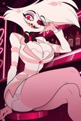 angel dust (hazbin hotel) from hazbin hotel by makerdeviant