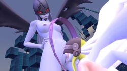 angewomon animated cunnilingus devouring_pussy digimon ladydevimon licking_clitoris licking_pussy neinsfw sfm source_filmmaker tagme video yuri