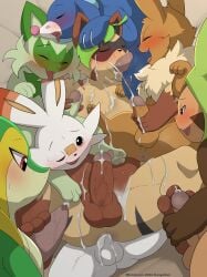 2024 absurd_res anal anal_sex anthro anthro_on_feral balls blue_body blush bodily_fluids brown_body brown_fur chespin closed_eyes cum cum_in_ass cum_in_mouth cum_inside cum_on_body cum_on_face cumshot eevee ejaculation feet fellatio feral foot_fetish foot_play footjob fur generation_1_pokemon generation_5_pokemon generation_6_pokemon generation_7_pokemon generation_8_pokemon generation_9_pokemon genital_fluids genitals green_body green_fur group hi_res humanoid_genitalia humanoid_penis interspecies male male/male male_anthro male_feral male_penetrated male_penetrating male_penetrating_anthro male_penetrating_male mammal masturbation nintendo oral penetration penile penile_masturbation penile_penetration penis penis_in_ass pokemon pokemon_(species) pokephilia popplio procyonid raccoon scorbunny sex snivy sprigatito tapering_penis tongue tongue_out white_body white_fur winick-lim zoophilia
