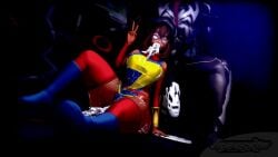 arabian ass big_ass big_breasts big_penis bleached bra breasts dark-skinned_female dominant_male hairy_pussy heroine hijab impregnation kamala_khan light-skinned_male marvel marvel_comics marvel_tokon:_fighting_souls ms._marvel ms._marvel_(kamala_khan) muslim nervous new_york pakistani_female panties pregnant red slut_collar spider-man_(series) superheroine vaginal_penetration venom_(marvel) villain