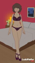 amateur_artist brown_hair fhs fhsz3r0 fnafhs fnafhs_z3ro fnafhsrule34 fnafhsxxx freddy's_mom_(fnafhs) lingerie lingerie_only looking_at_viewer lukinsfw mama_de_freddy_(fnafhs) martha_(fnafhs) yellow_eyes
