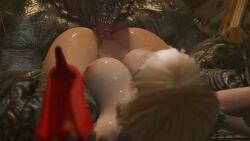 1boy 1girls 3d 3d_animation alien alien_quest_eve animated assdepik big_ass big_breasts big_butt big_nipples big_thighs blonde_hair cunnilingus ellen_(alien_quest_eve) female fluids high_heels legs legs_apart legs_held_open legs_spread monster questionable_consent saliva saliva_trail size_difference sound submissive submissive_female tagme vagina vaginal_insertion vaginal_penetration video video_game_character video_games voice_acted voluptuous voluptuous_female