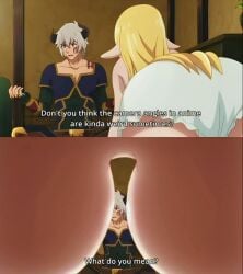 1boy 1girls anime ass ass big_breasts breasts female male meme tagme
