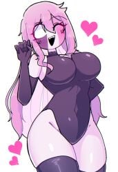 1girls breasts female female_only friday_night_funkin sarvente sarvente_(dokki.doodlez) sarvente_(fnf_mod) sarvente_(friday_night_funkin) tagme thighs wink winking winking_at_viewer yume0534