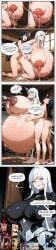1girls ai_generated armor artist_sirnrei ass ass_bigger_than_head ass_cleavage ass_expansion big_ass big_nipples blush breast_expansion breast_outside breasts breasts_bigger_than_body breasts_bigger_than_head comic cum erect_nipples female female_only futanari giant_breasts giantess_growth gigantic_ass gigantic_breasts gigantic_nipples headband heavy_breasts hips_expan hourglass_expansion hourglass_figure huge_ass huge_breasts hyper_ass hyper_breasts hyper_nipples lactating_through_clothing lactation lactation_through_clothes large_areolae large_breasts large_nipples lin(character) long_nipples mega_lactation metal_collar milking milking_breasts milking_machine mini_giantess multiple_girls nipple_bulge nipple_expansion nipple_growth nipple_play nipples_visible_through_clothing no_bra nude nudesirnrei, originalcharacter ripped_clothing silver_eyes silver_hair sirnrei squeezing_breast streaming tight_clothing transformation very_long_nipples