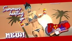 belly bikini cristygallagher cristysfm1234 femscout femscout_(alt_design) femscout_(cristygallagher) goth goth_girl nerd tomboy