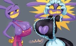 female jax from glitch productions by monmonmallow