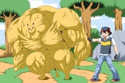 abs biceps big_muscles extreme_muscles huge_muscles hyper_muscles large_muscles male muscles muscular muscular_arms muscular_legs muscular_male muscular_thighs pecs pikachu pokemon