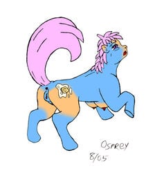 2000s 2005 anus feral mlp_g1 my_little_pony my_little_pony_'n_friends oc osprey_hawk signature tagme transformation white_background