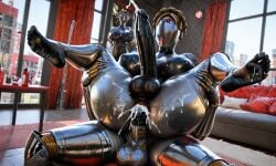 ai_generated atomic_heart cum feet futanari the_twins_(atomic_heart)