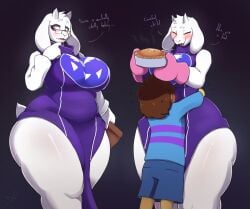 1girls anthro anthro_only big_breasts blush blushing breasts cewljoke curvy curvy_body curvy_female curvy_figure curvy_hips curvy_thighs female female_anthro huge_thighs male mature mature_anthro mature_body mature_female mature_figure mature_woman milf thick_thighs thighs toriel undertale