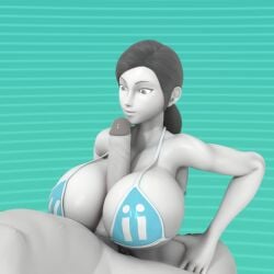 3d animated big_breasts chickenstrangler69 cum cum_on_hair cumshot curvaceous curvy huge_breasts no_sound paizuri tagme titjob titjob video voluptuous wii_fit_trainer wii_fit_trainer_(female)