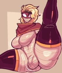 1futa balls balls_visible_through_clothing bandages big_breasts blonde_female blonde_hair breasts clothed clothing epoch_(welwraith) fat_ass fat_butt fat_thighs flaccid fully_clothed futa_only futanari humanoid leggings legwear mask masked masked_female masked_futa mummy mummy_bandages mummy_costume mummy_futa mummy_girl mummy_wrappings penis penis_visible_through_clothing penis_visible_through_pants scarf scraper_city solo superhero thick thick_ass thick_hips thick_legs thick_thighs thigh_boots thigh_high_boots thigh_high_heels thigh_highs thighhighs thighs tight_bodysuit tight_clothes tight_clothing tight_fit welwraith